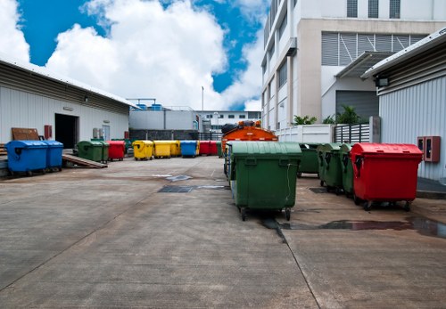 Different types of construction waste materials