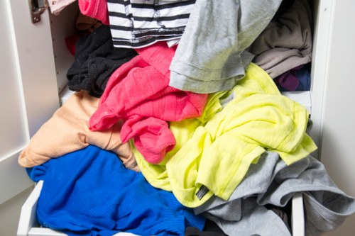 Manager reviewing safety documentation at site