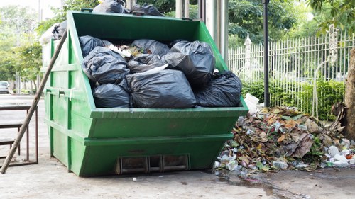 Advanced waste management technology in use